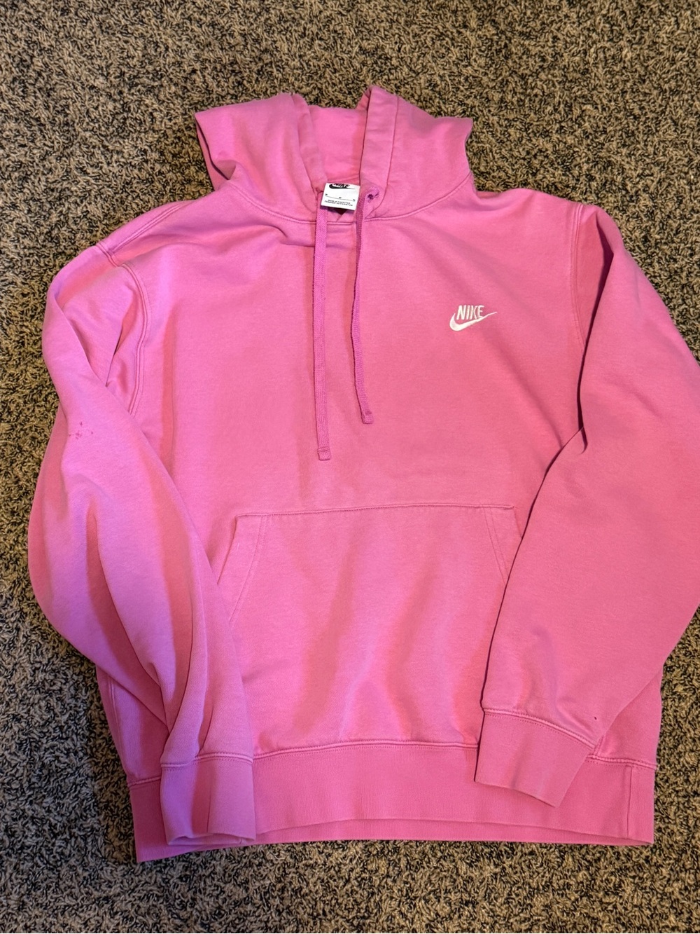 Pink Nike hoodie